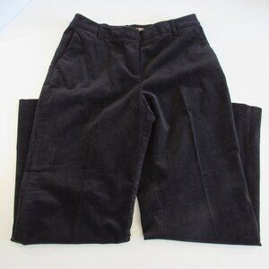 Croft and Barrow Black Corduroy Comfort Stretch Pants Size 10P